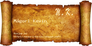 Mágori Kevin névjegykártya